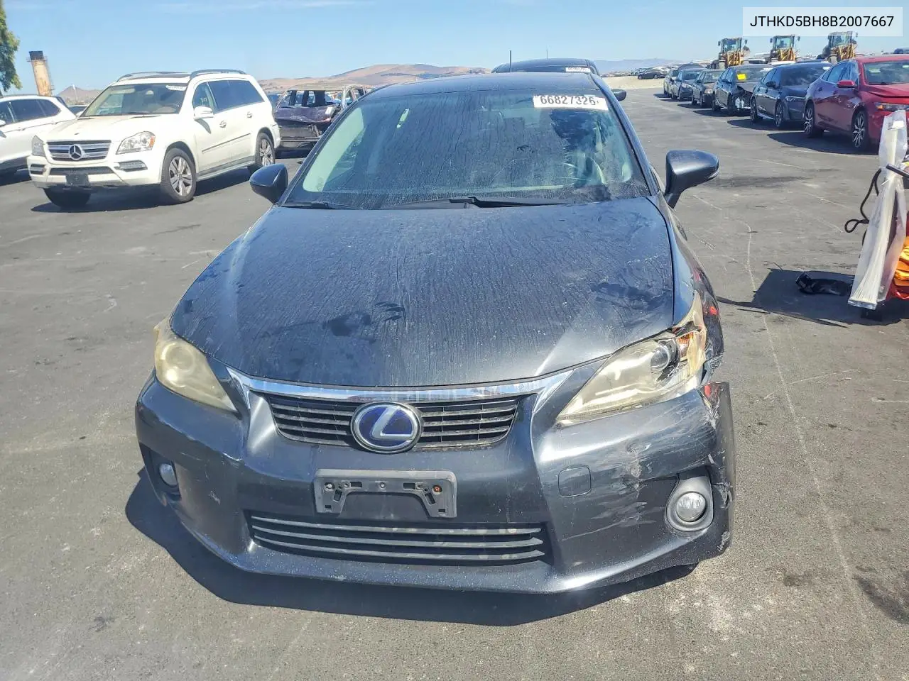 2011 LEXUS CT VIN JTHKD5BH8B2007667 — фото 5