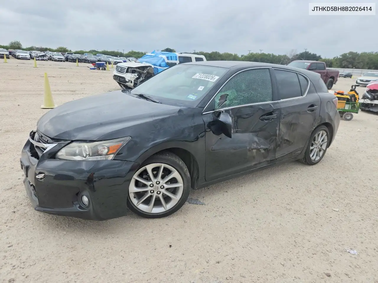 LEXUS CT 2011, VIN JTHKD5BH8B2026414