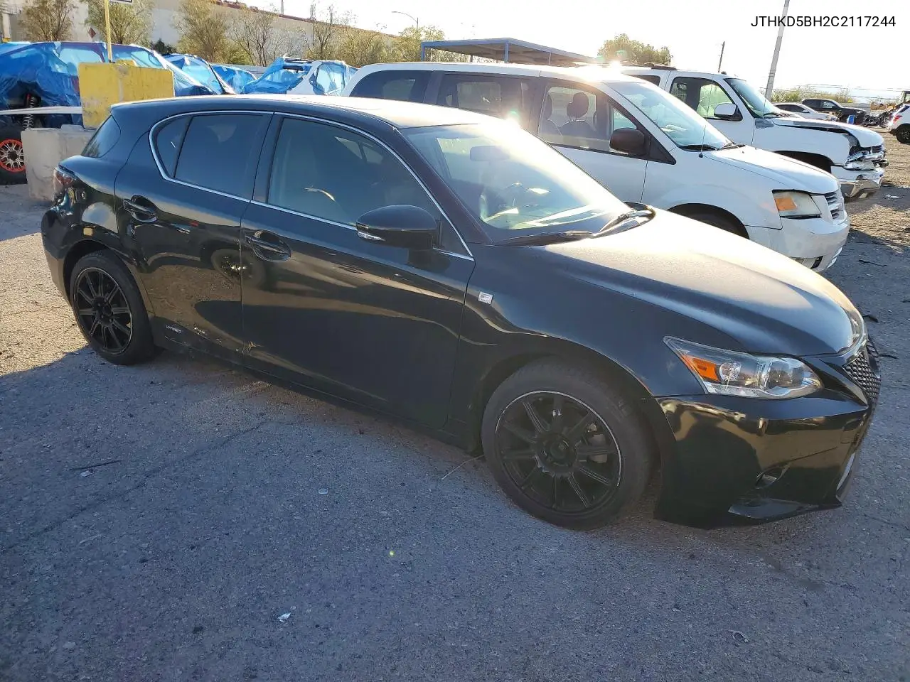 2012 LEXUS CT VIN JTHKD5BH2C2117244 — фото 4