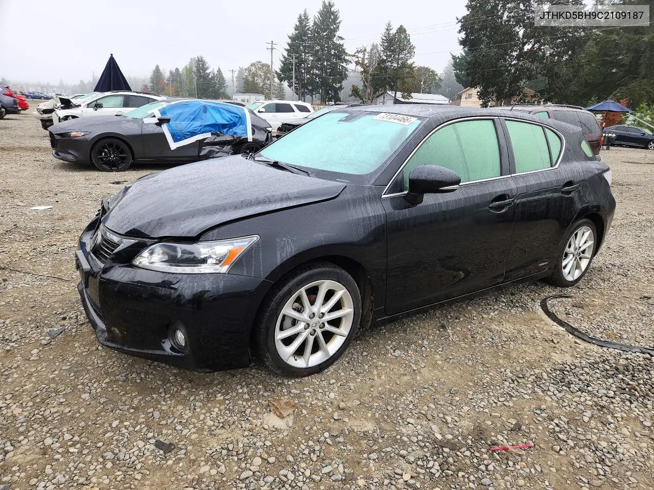 LEXUS CT 2012, VIN JTHKD5BH9C2109187