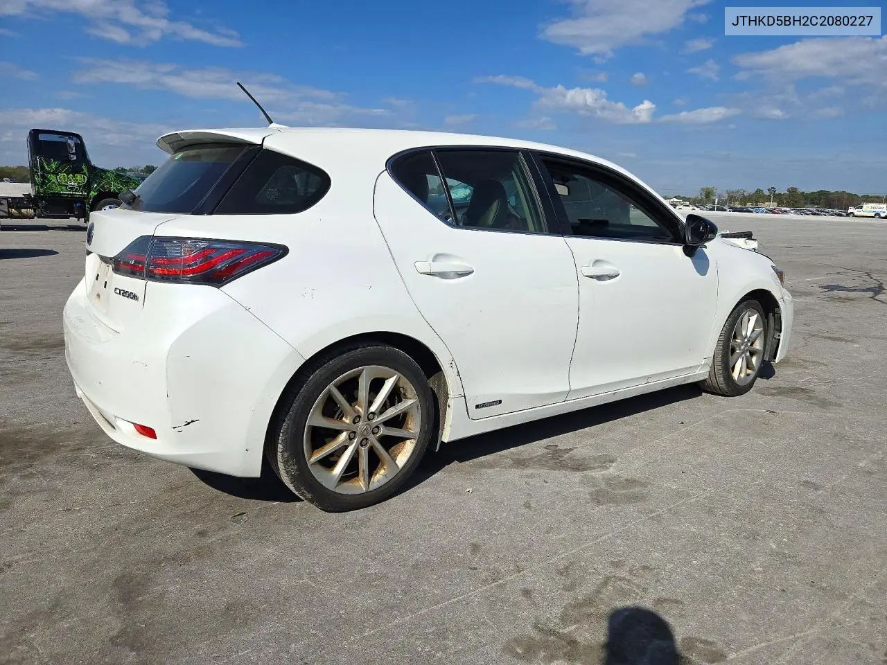 2012 LEXUS CT VIN JTHKD5BH2C2080227 — фото 3