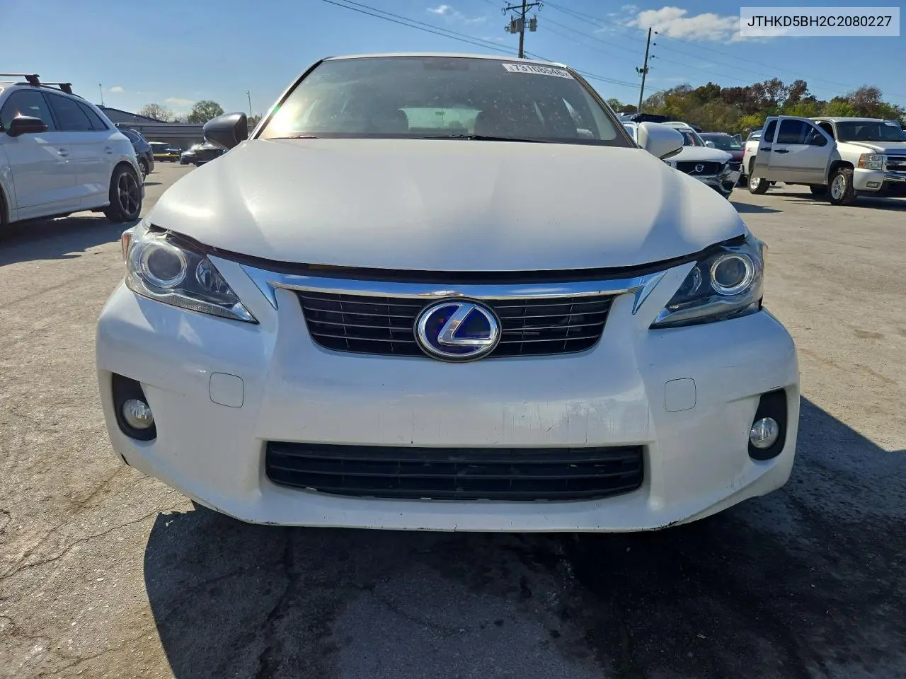 2012 LEXUS CT VIN JTHKD5BH2C2080227 — фото 5