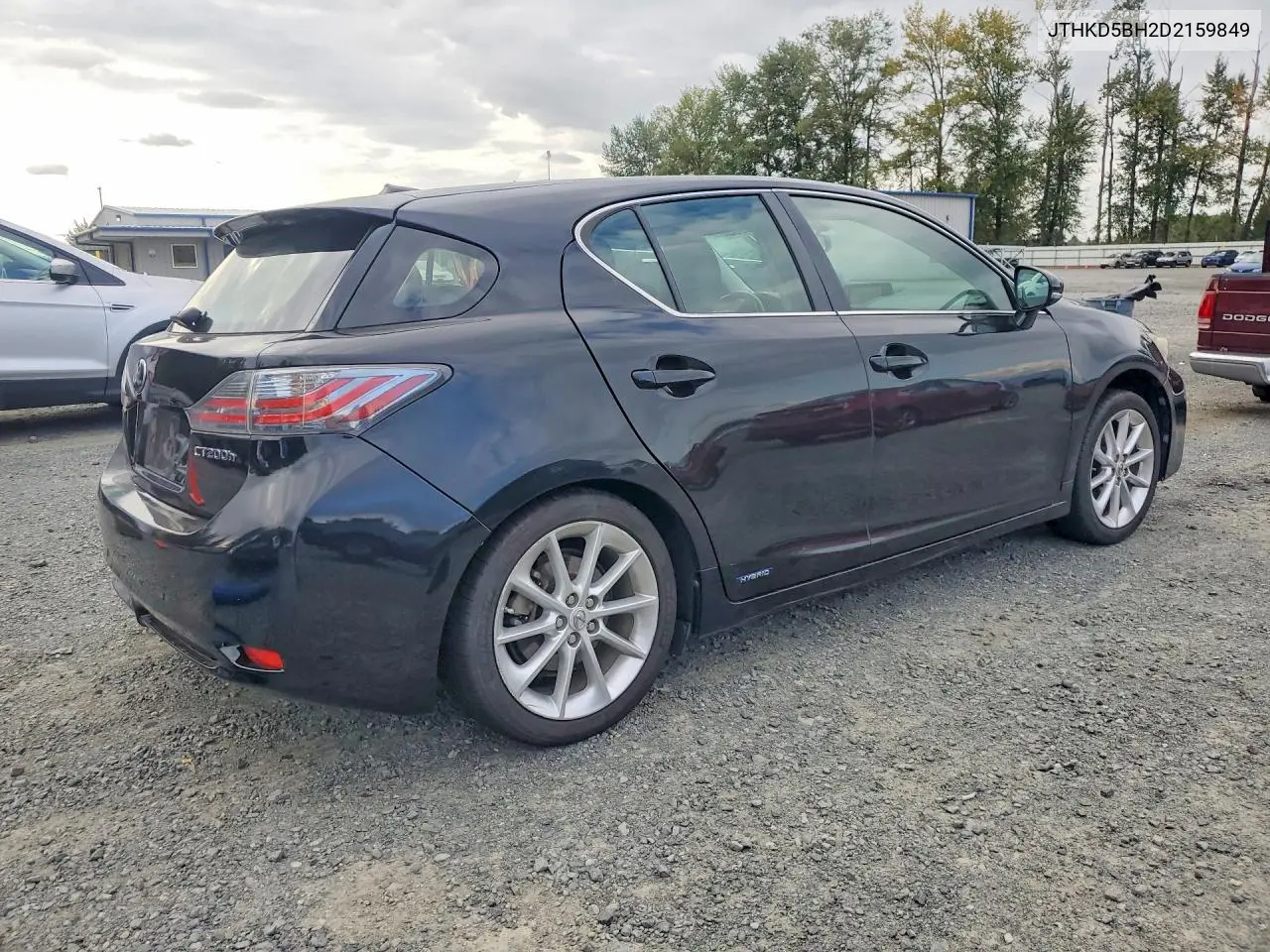 2013 LEXUS CT VIN JTHKD5BH2D2159849 — фото 3
