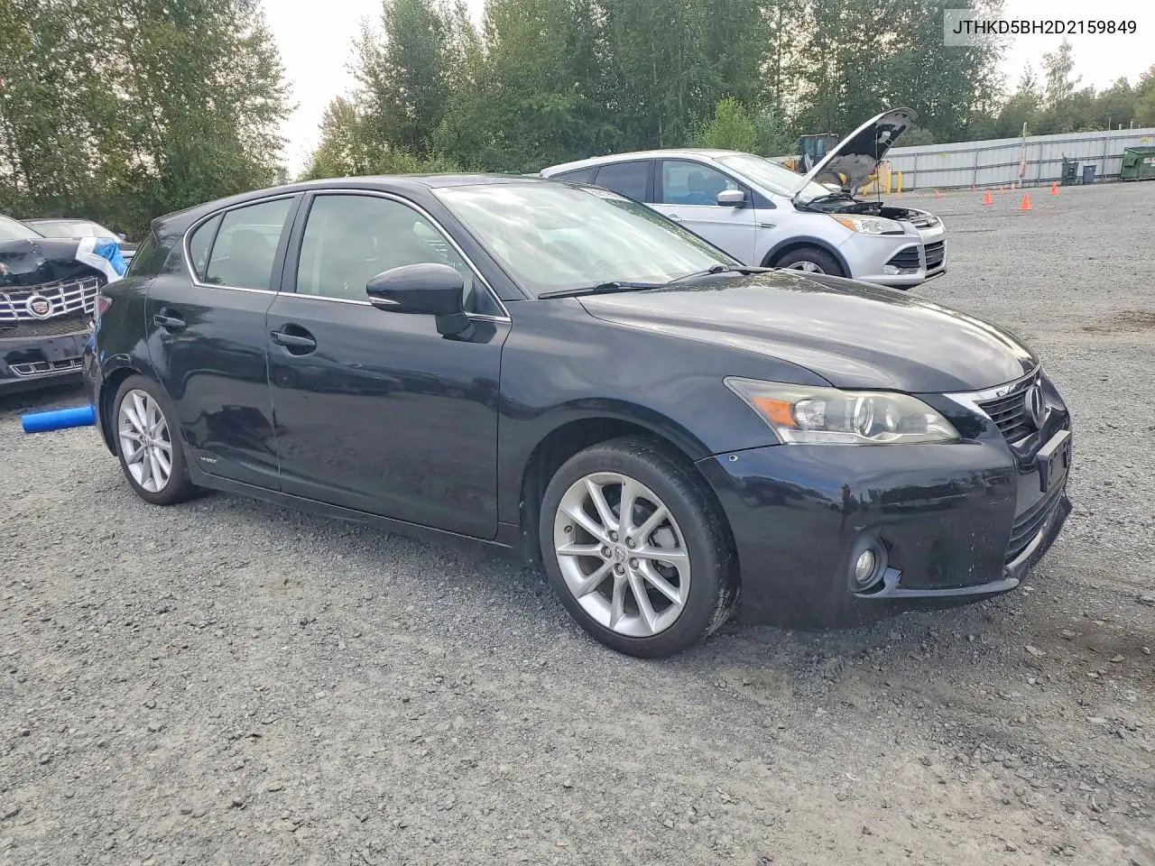 2013 LEXUS CT VIN JTHKD5BH2D2159849 — фото 4