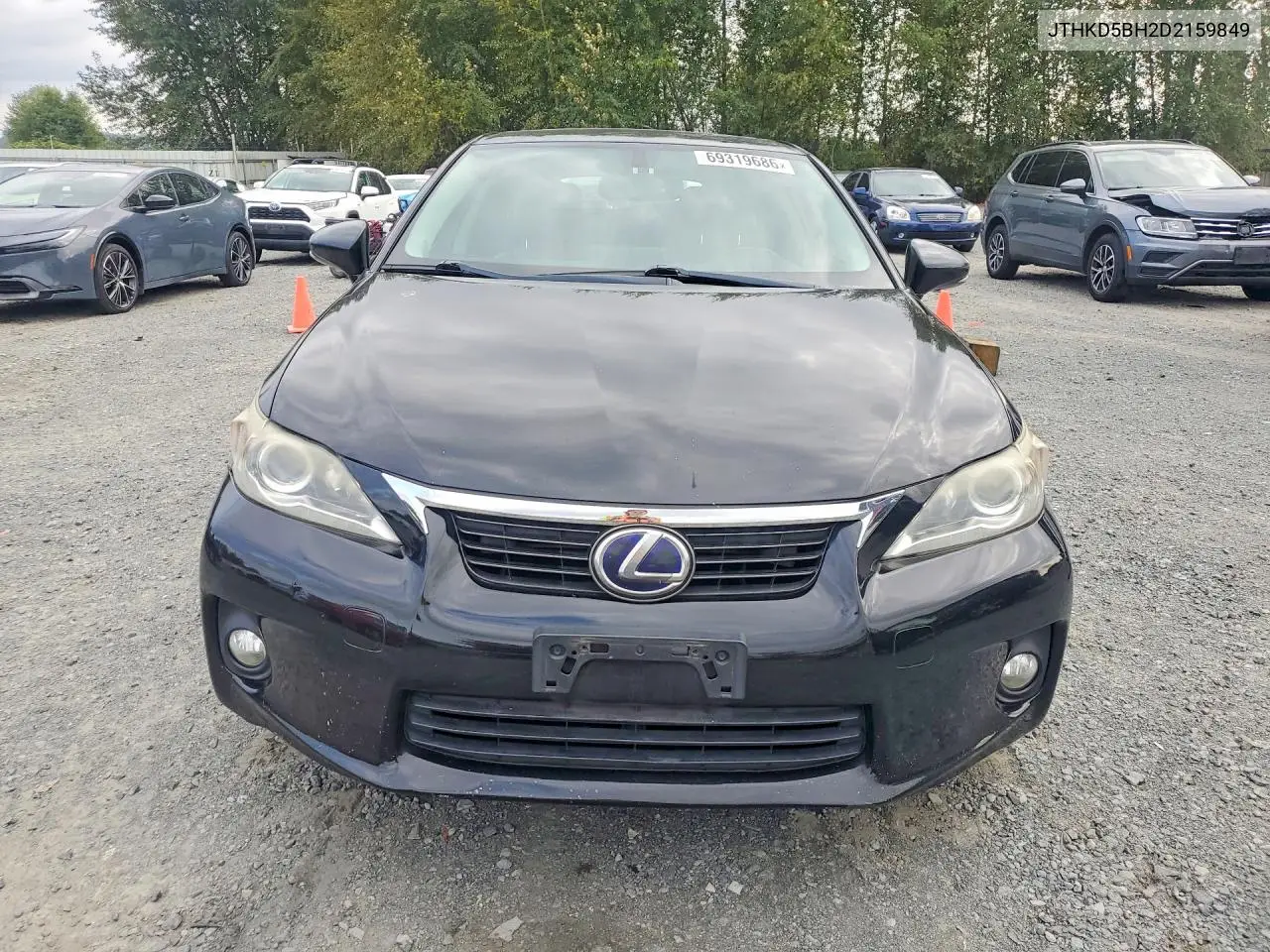 2013 LEXUS CT VIN JTHKD5BH2D2159849 — фото 5