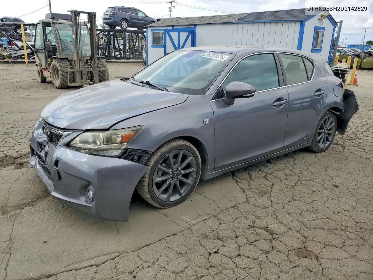 LEXUS CT 2013, VIN JTHKD5BH2D2142629