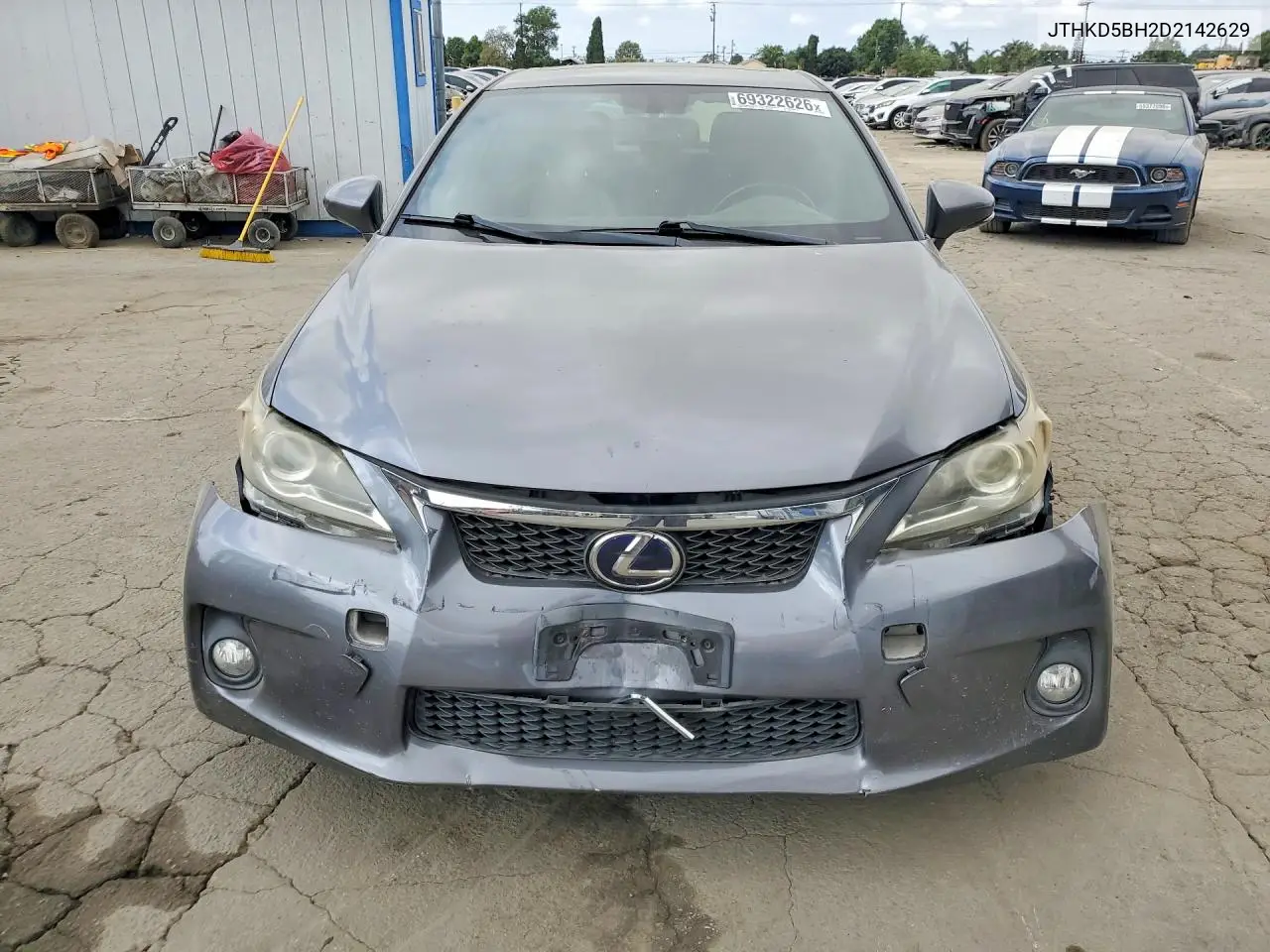 2013 LEXUS CT VIN JTHKD5BH2D2142629 — фото 5