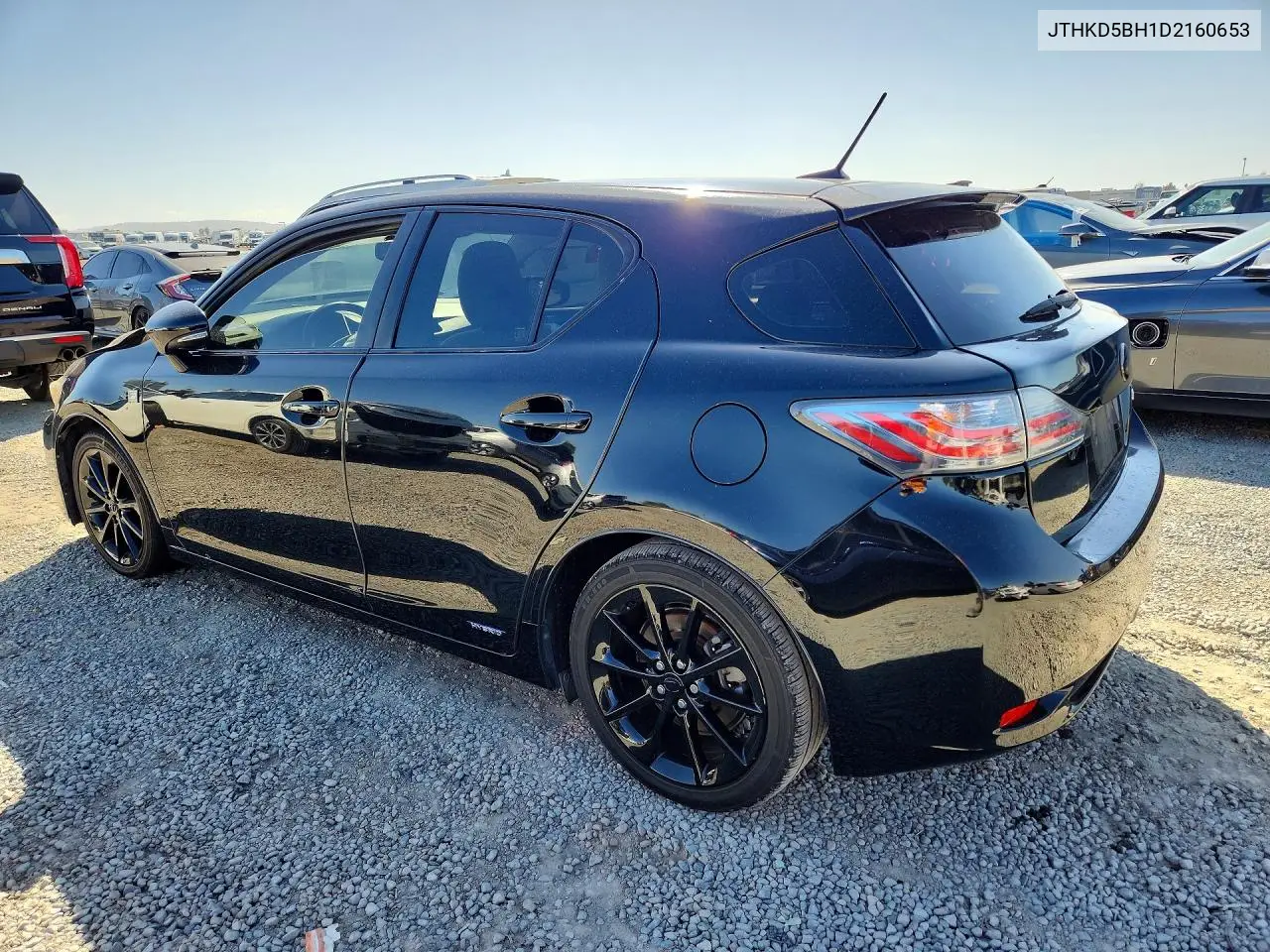 2013 LEXUS CT VIN JTHKD5BH1D2160653 — фото 2