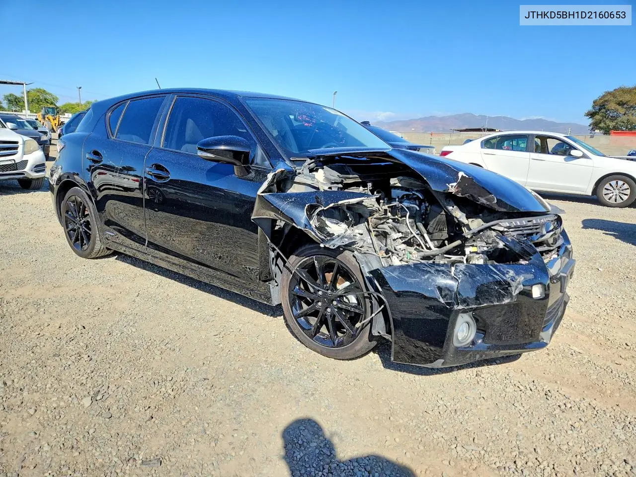 2013 LEXUS CT VIN JTHKD5BH1D2160653 — фото 4