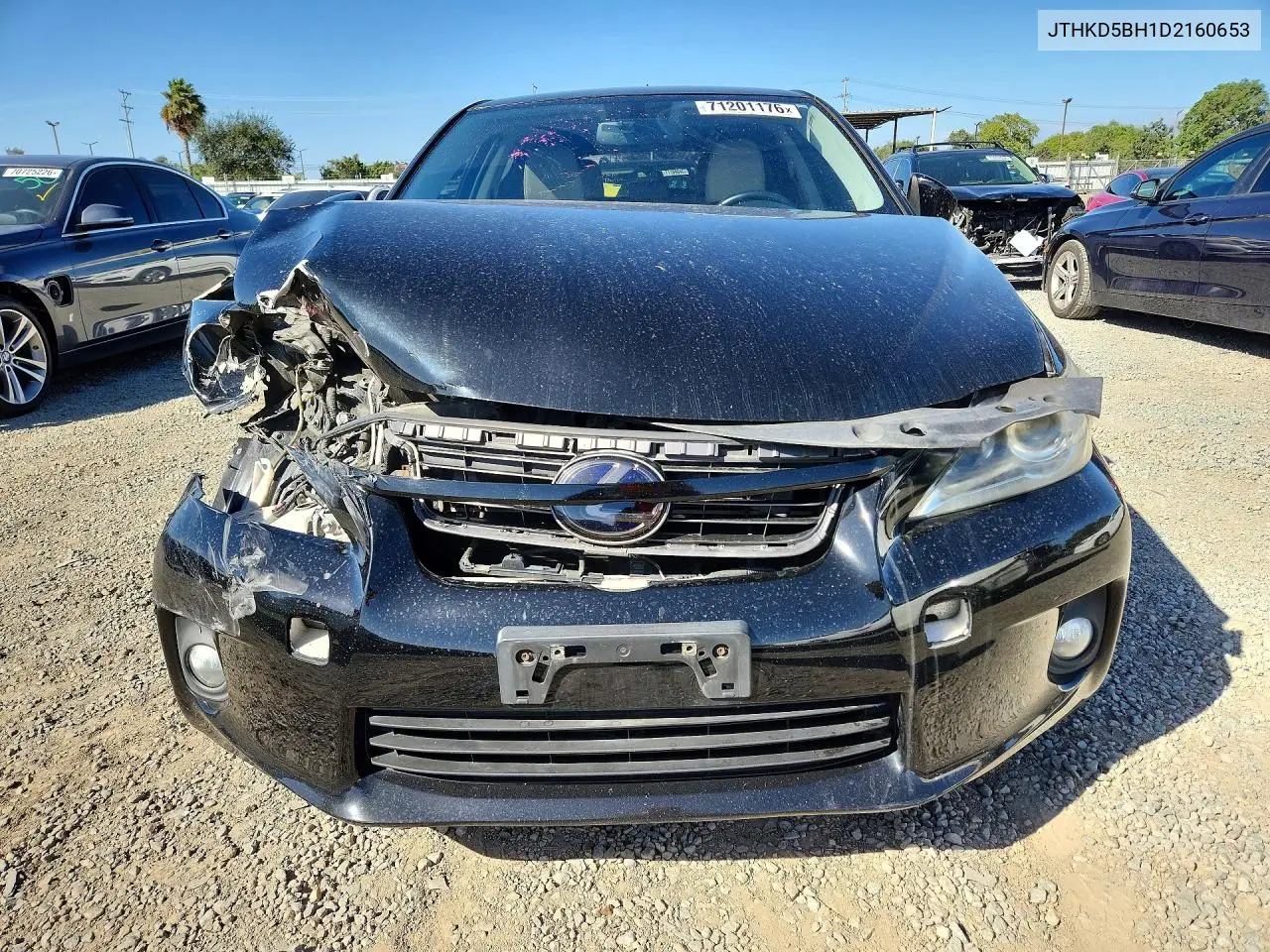 2013 LEXUS CT VIN JTHKD5BH1D2160653 — фото 5