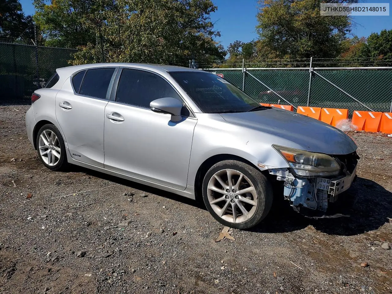 2013 LEXUS CT VIN JTHKD5BH8D2148015 — фото 4