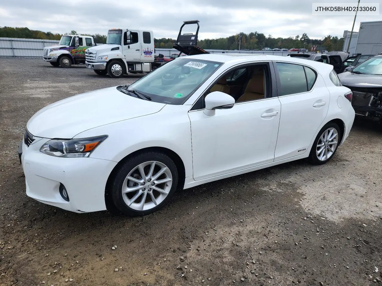 LEXUS CT 2013, VIN JTHKD5BH4D2133060