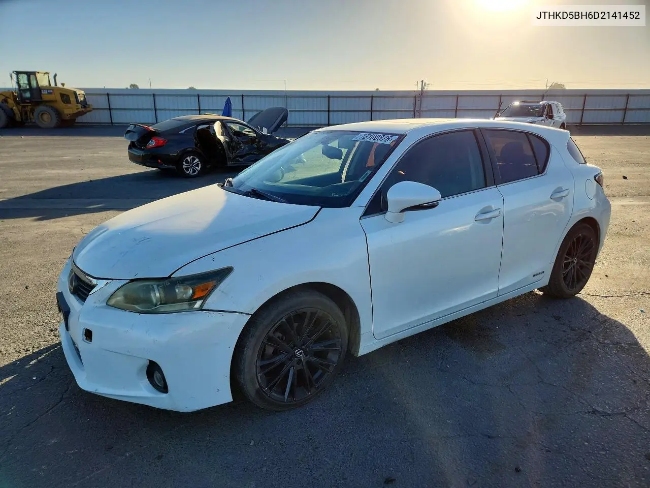LEXUS CT 2013, VIN JTHKD5BH6D2141452