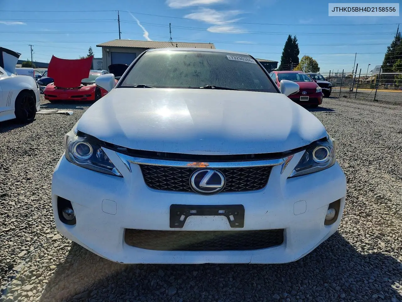 2013 LEXUS CT VIN JTHKD5BH4D2158556 — фото 5