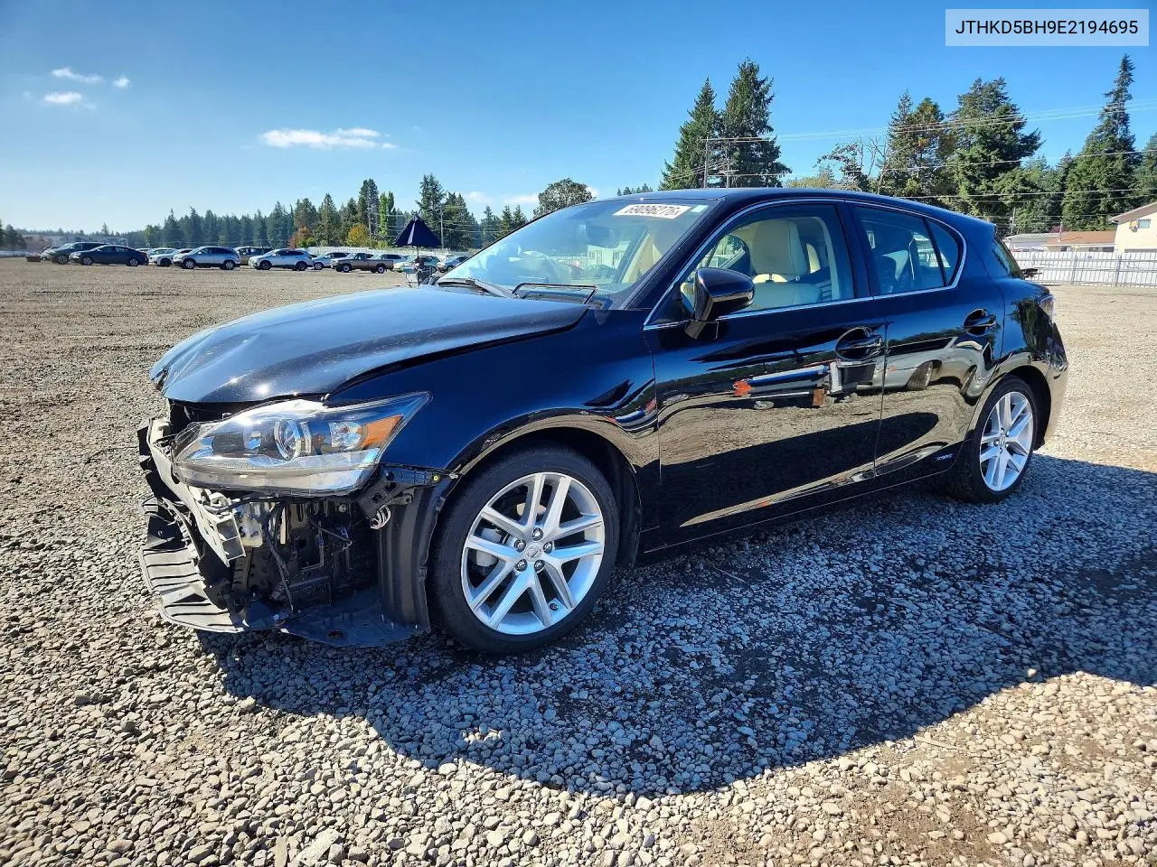LEXUS CT 2014, VIN JTHKD5BH9E2194695