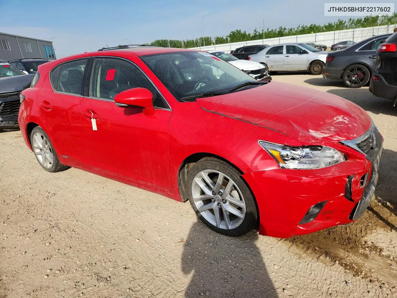 2015 LEXUS CT VIN JTHKD5BH3F2217602 — фото 4