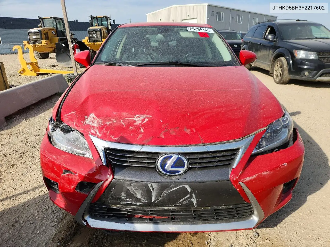 2015 LEXUS CT VIN JTHKD5BH3F2217602 — фото 5