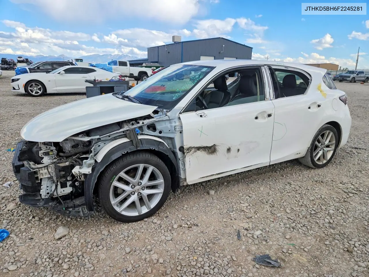 LEXUS CT 2015, VIN JTHKD5BH6F2245281