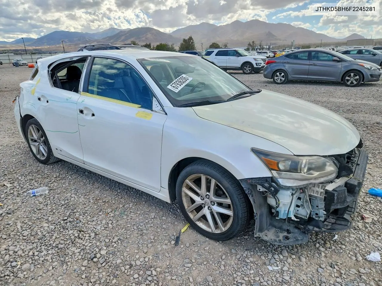 2015 LEXUS CT VIN JTHKD5BH6F2245281 — фото 4