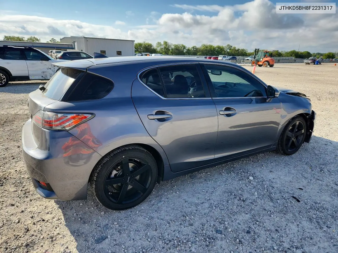 2015 LEXUS CT VIN JTHKD5BH8F2231317 — фото 3