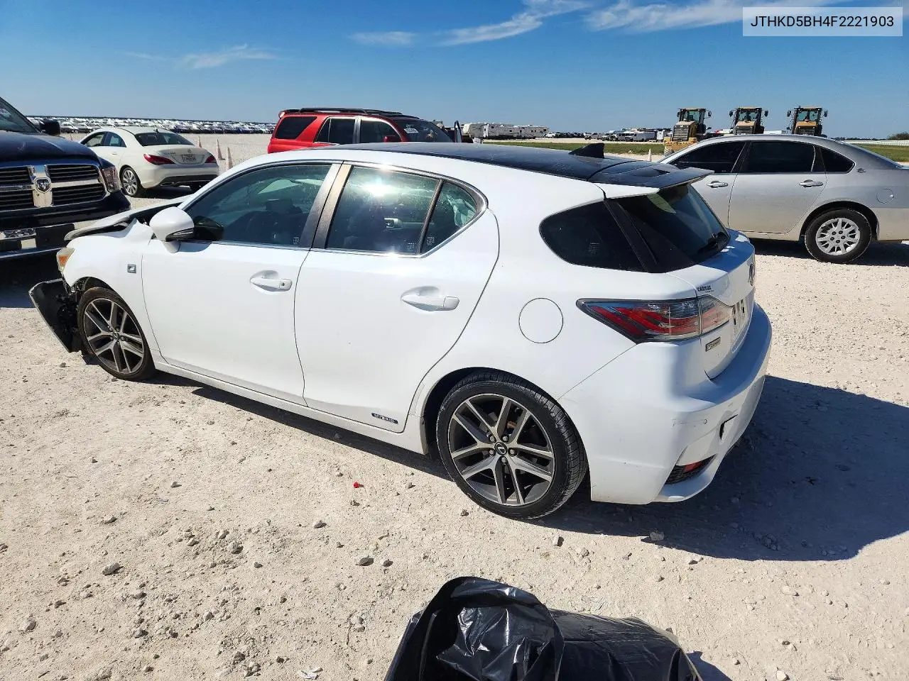 2015 LEXUS CT VIN JTHKD5BH4F2221903 — фото 2