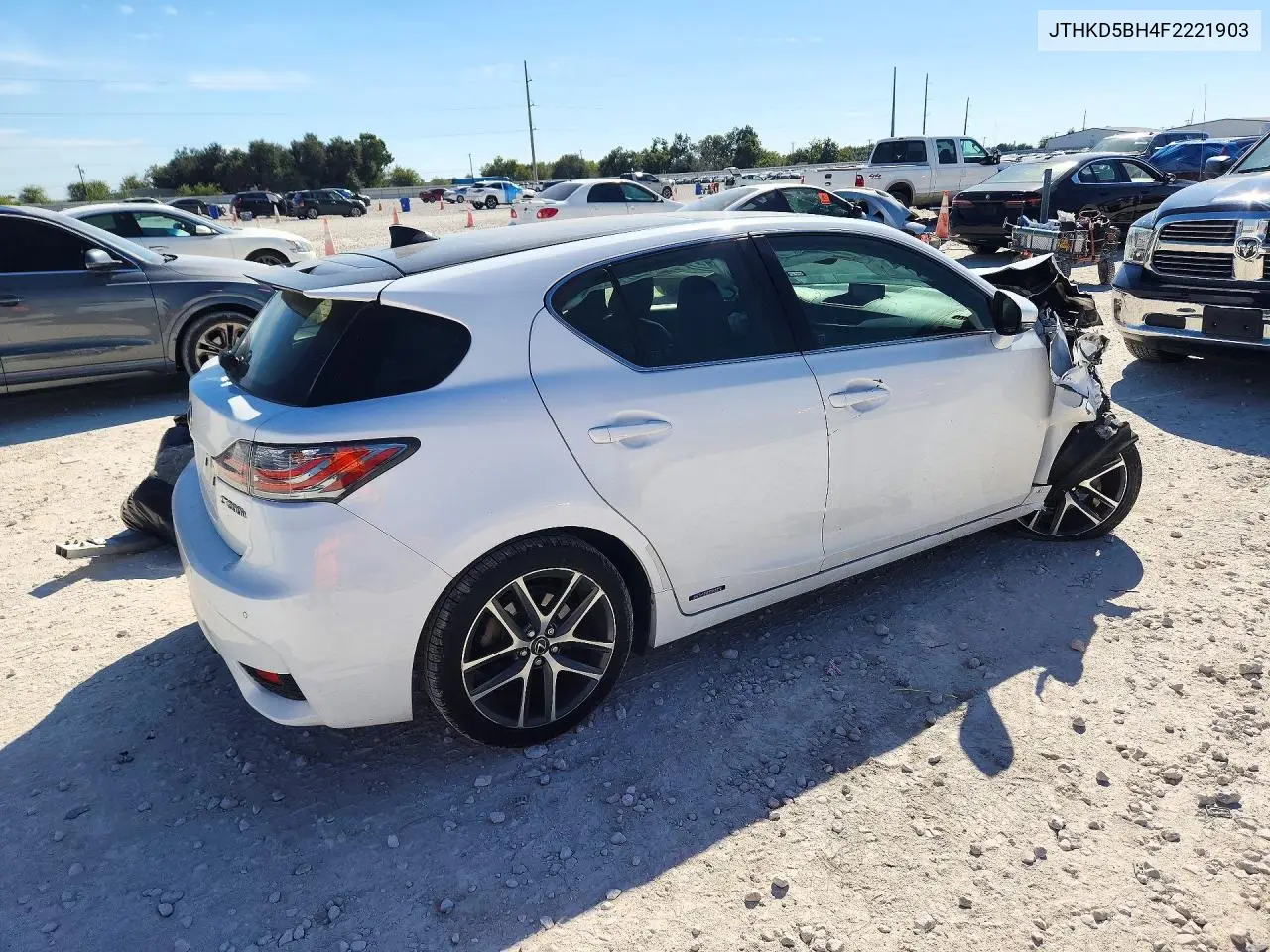 2015 LEXUS CT VIN JTHKD5BH4F2221903 — фото 3