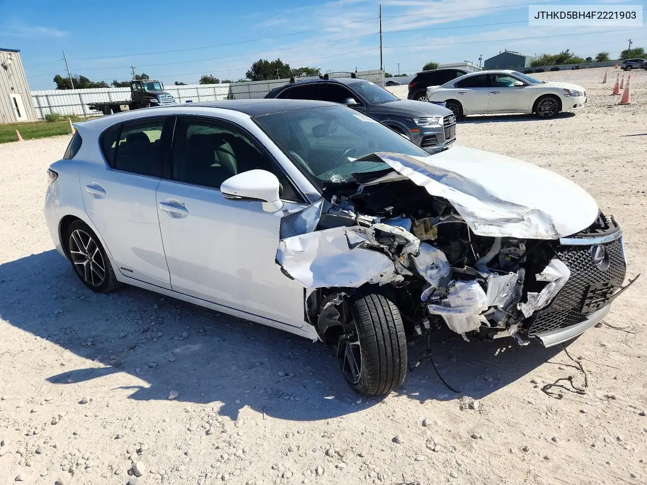 2015 LEXUS CT VIN JTHKD5BH4F2221903 — фото 4