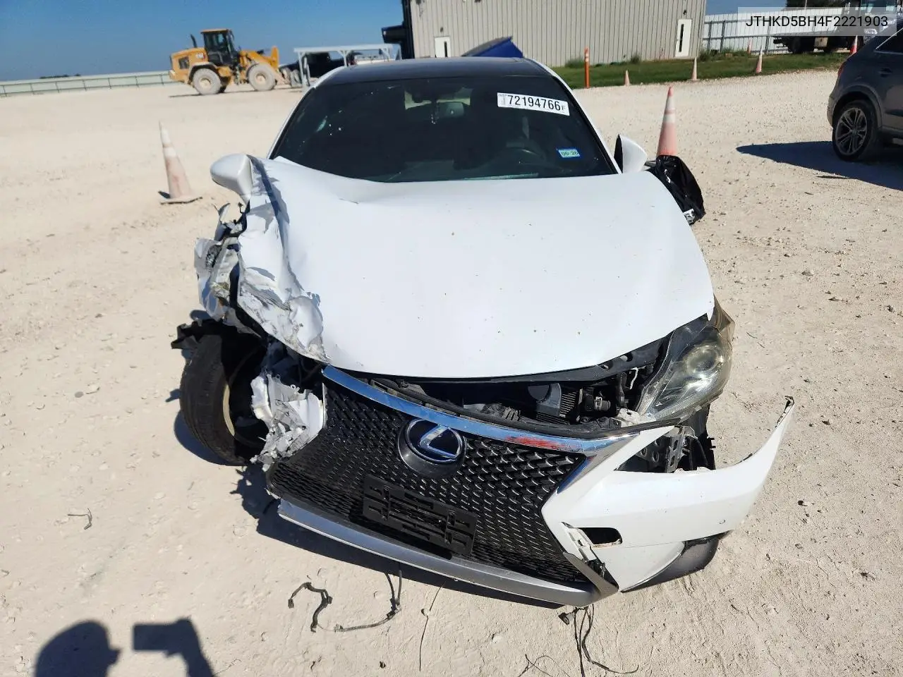 2015 LEXUS CT VIN JTHKD5BH4F2221903 — фото 5