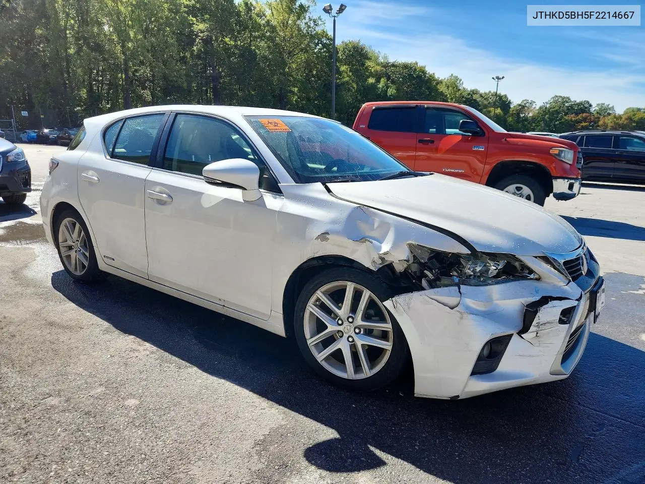 2015 LEXUS CT VIN JTHKD5BH5F2214667 — фото 4