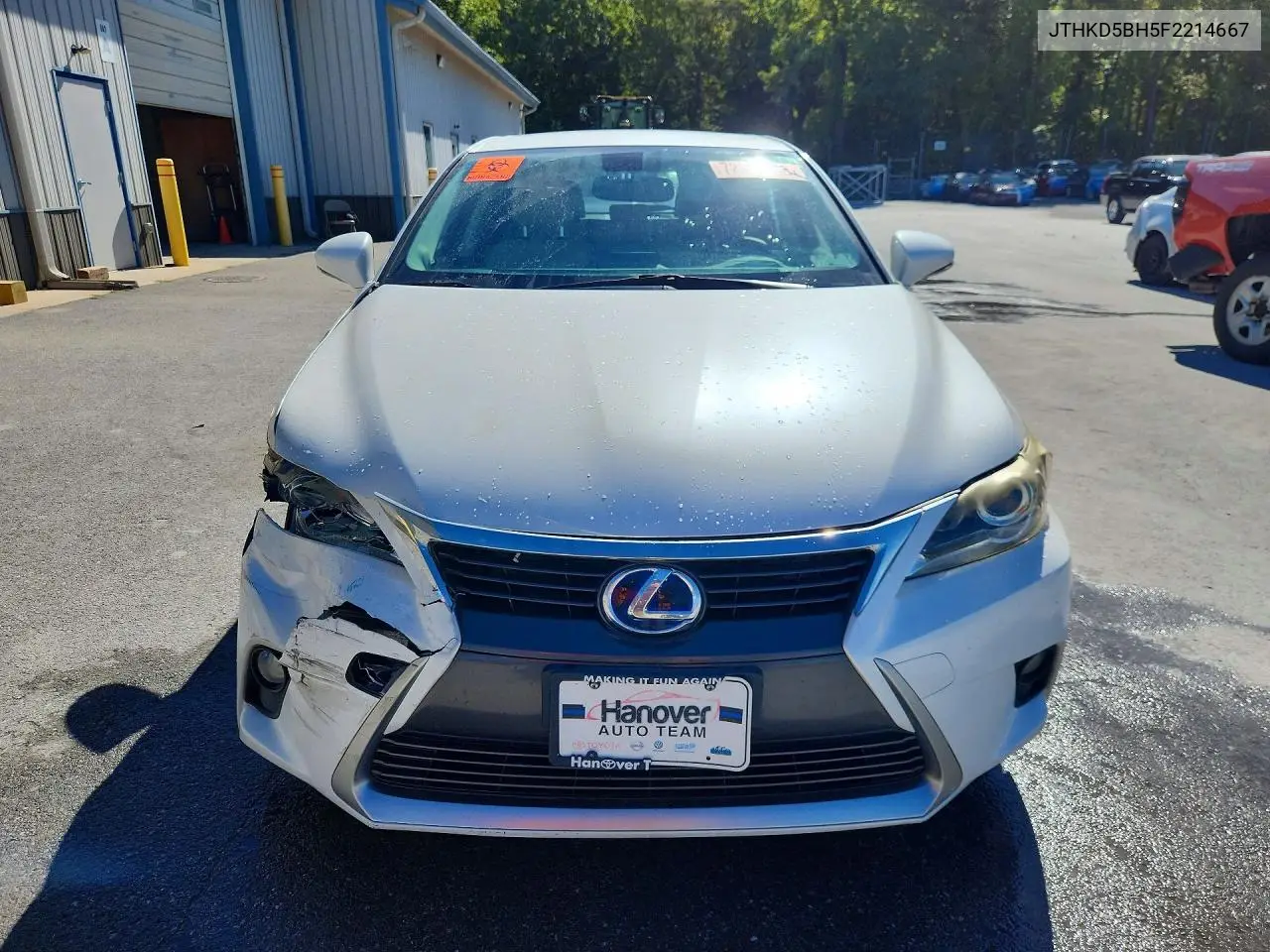 2015 LEXUS CT VIN JTHKD5BH5F2214667 — фото 5