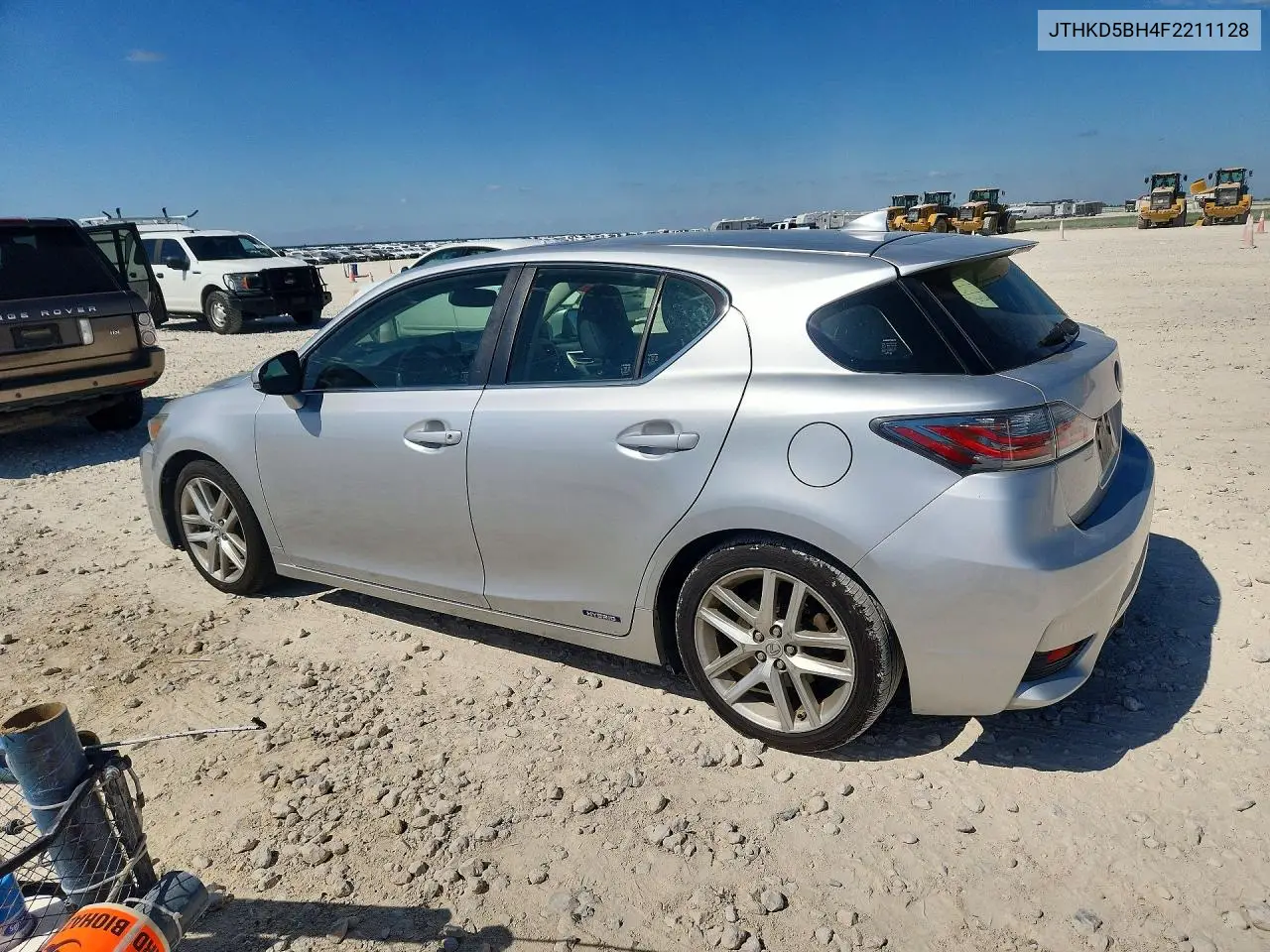 2015 LEXUS CT VIN JTHKD5BH4F2211128 — фото 2