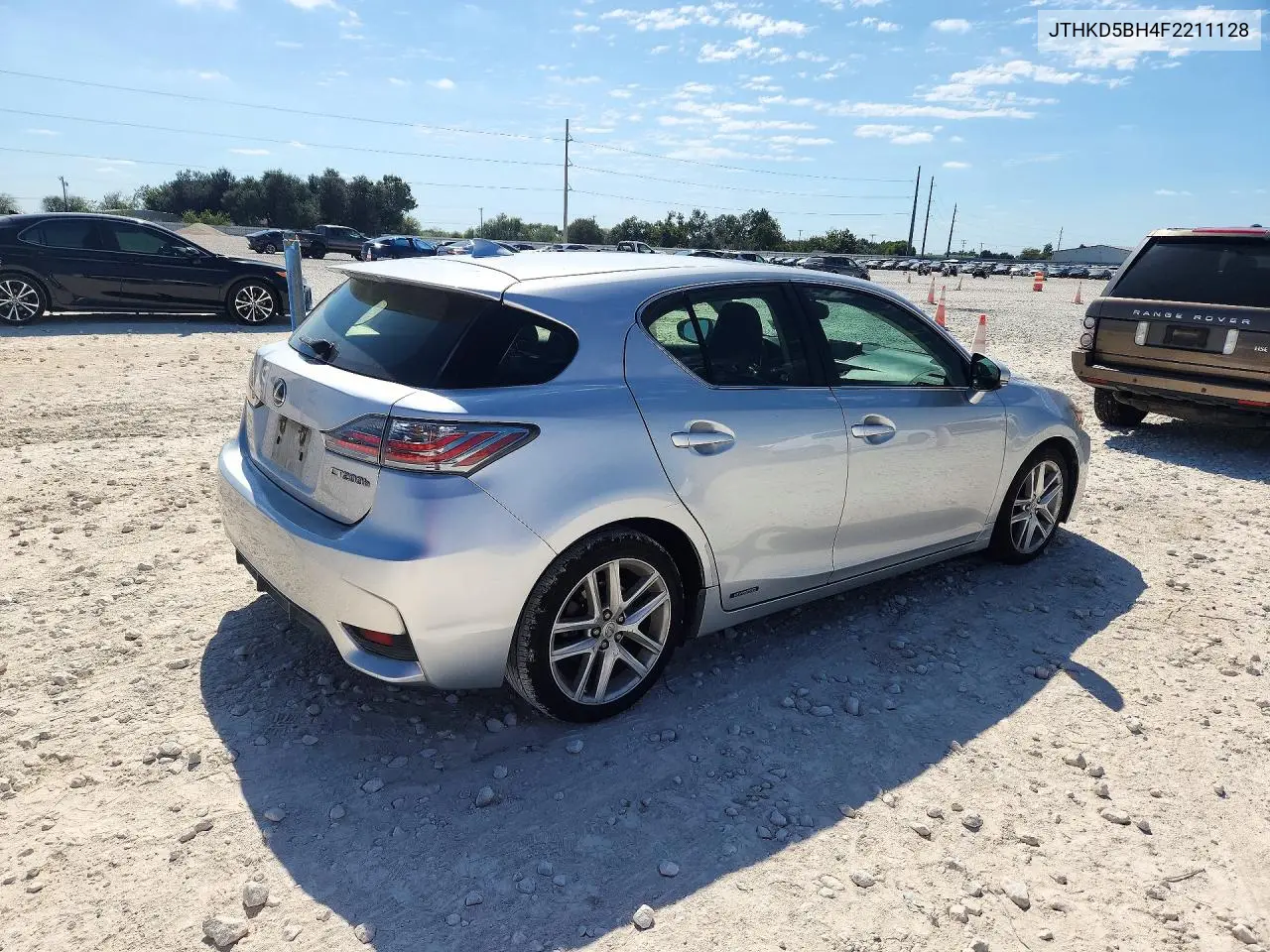 2015 LEXUS CT VIN JTHKD5BH4F2211128 — фото 3