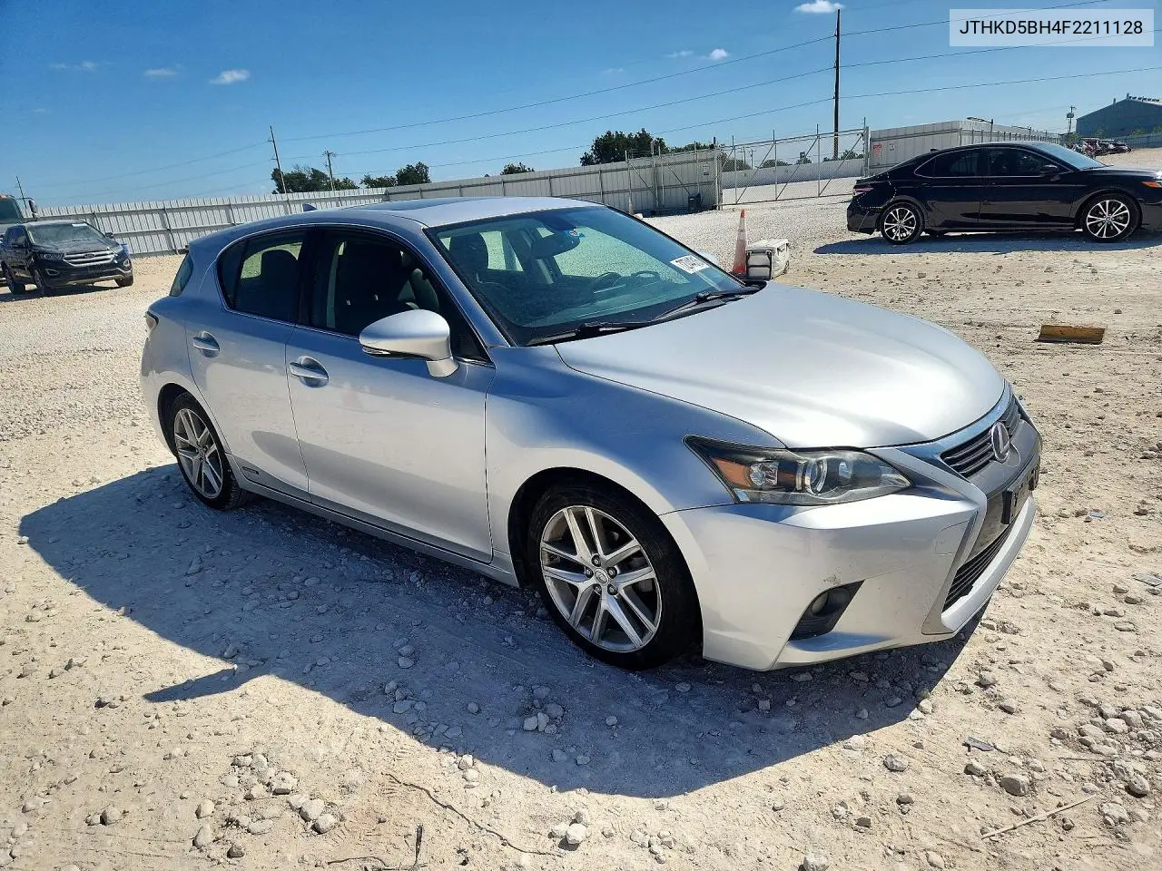 2015 LEXUS CT VIN JTHKD5BH4F2211128 — фото 4