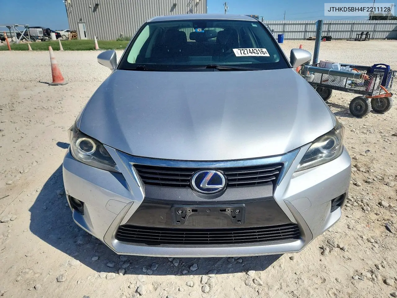 2015 LEXUS CT VIN JTHKD5BH4F2211128 — фото 5