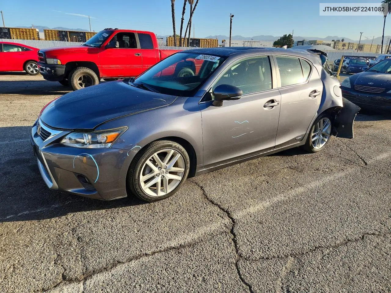 LEXUS CT 2015, VIN JTHKD5BH2F2241082