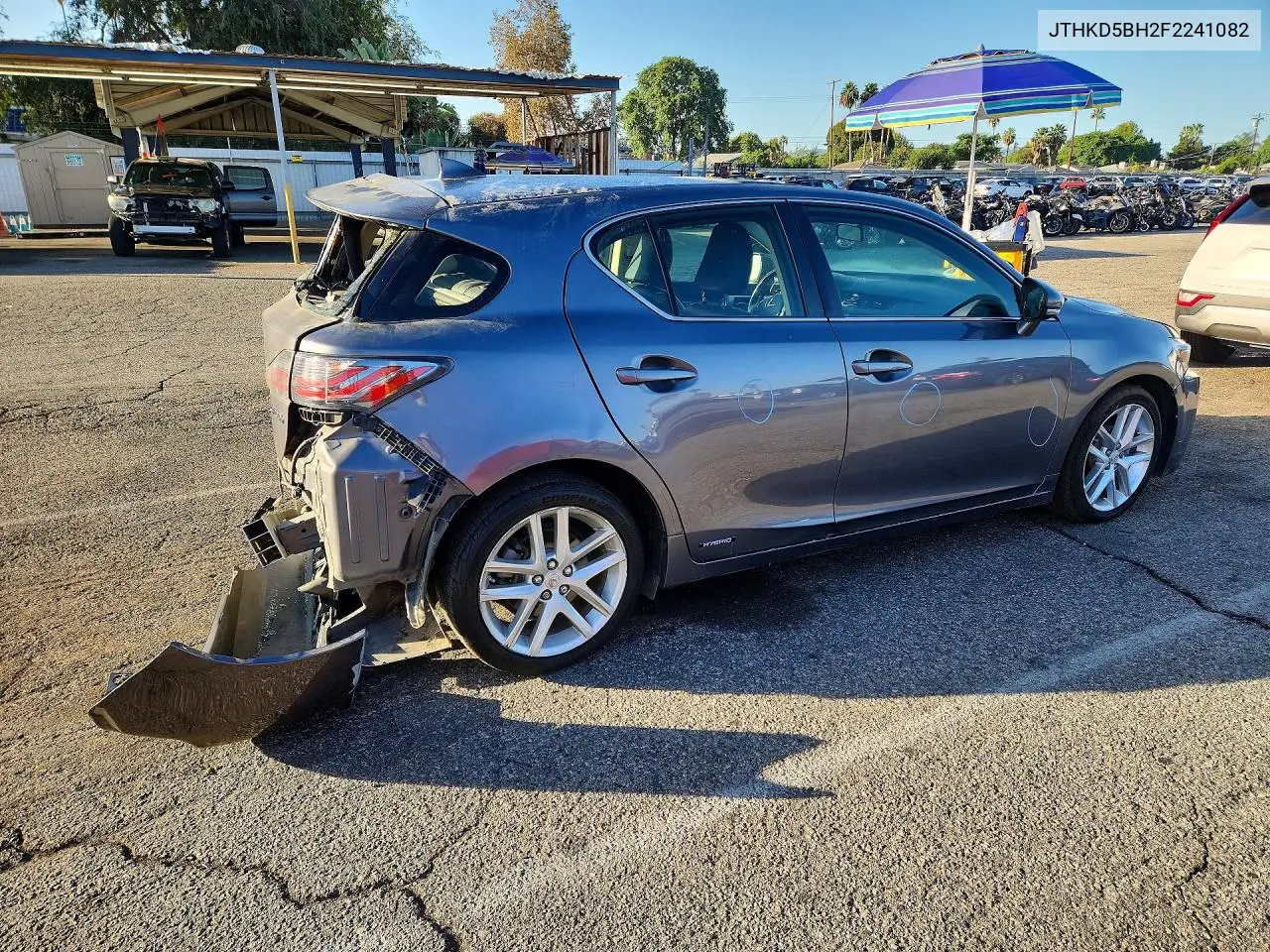 2015 LEXUS CT VIN JTHKD5BH2F2241082 — фото 3