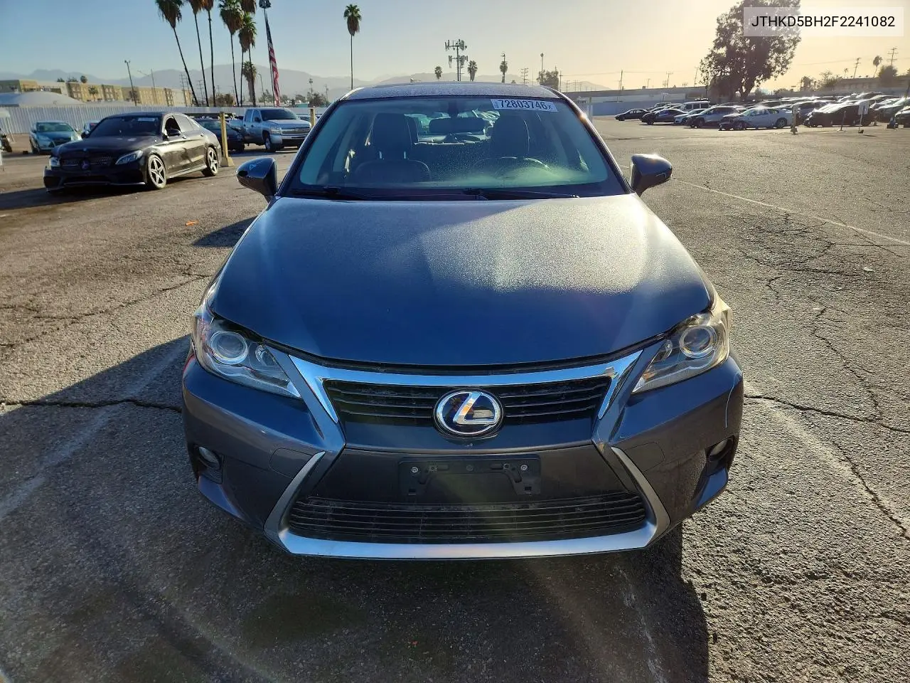 2015 LEXUS CT VIN JTHKD5BH2F2241082 — фото 5