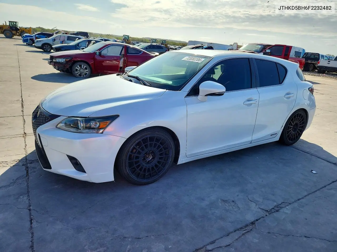 2015 LEXUS CT VIN JTHKD5BH6F2232482 — фото 2