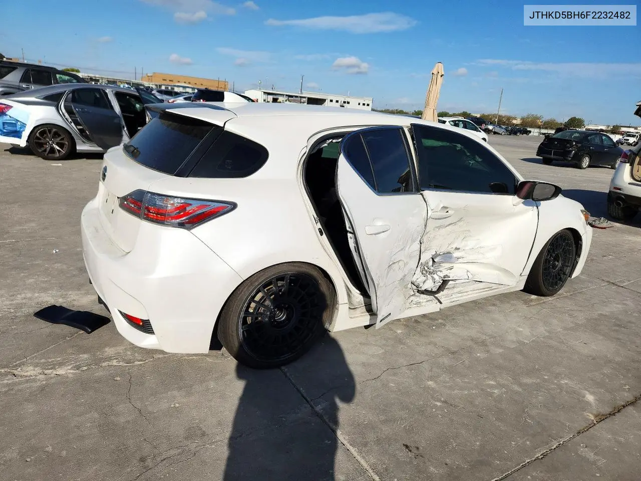 2015 LEXUS CT VIN JTHKD5BH6F2232482 — фото 3