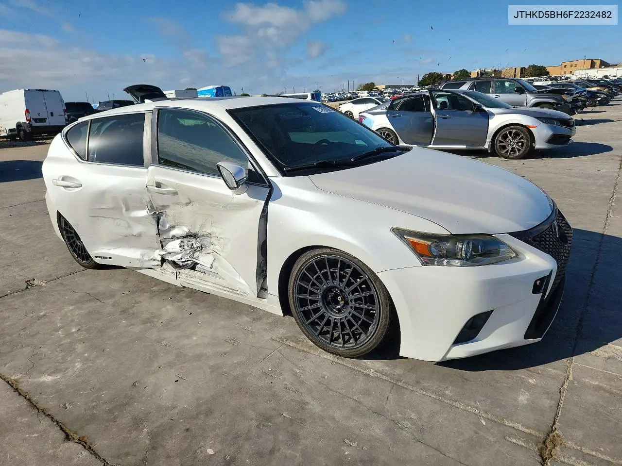 2015 LEXUS CT VIN JTHKD5BH6F2232482 — фото 4