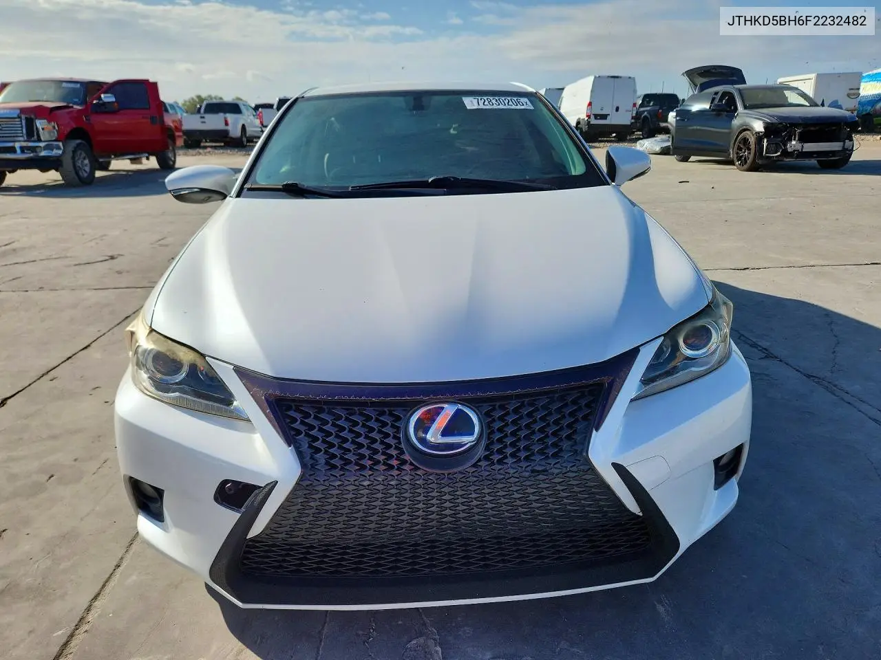 2015 LEXUS CT VIN JTHKD5BH6F2232482 — фото 5