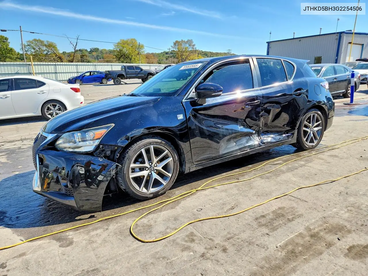 LEXUS CT 2016, VIN JTHKD5BH3G2254506