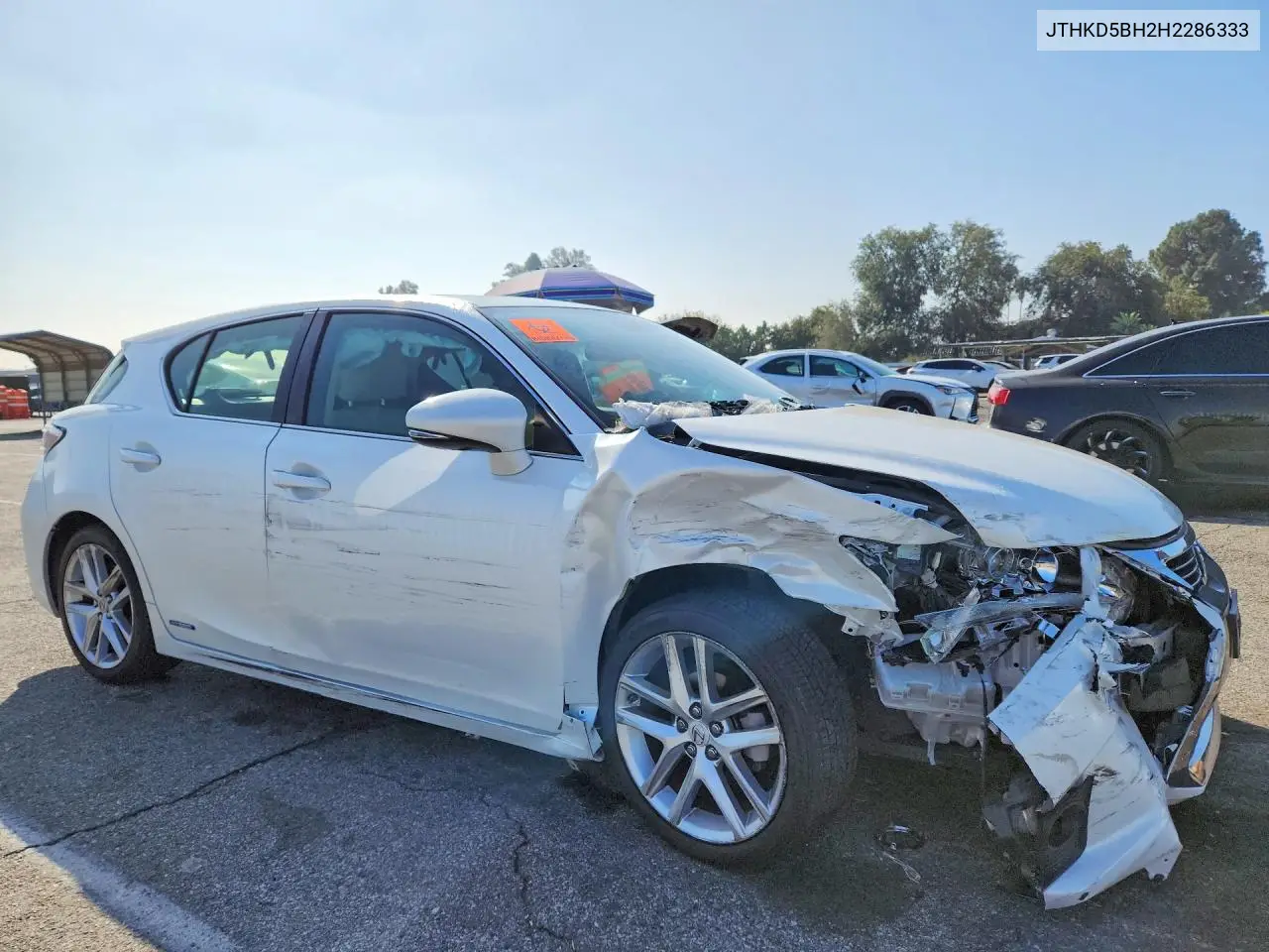 2017 LEXUS CT VIN JTHKD5BH2H2286333 — фото 4