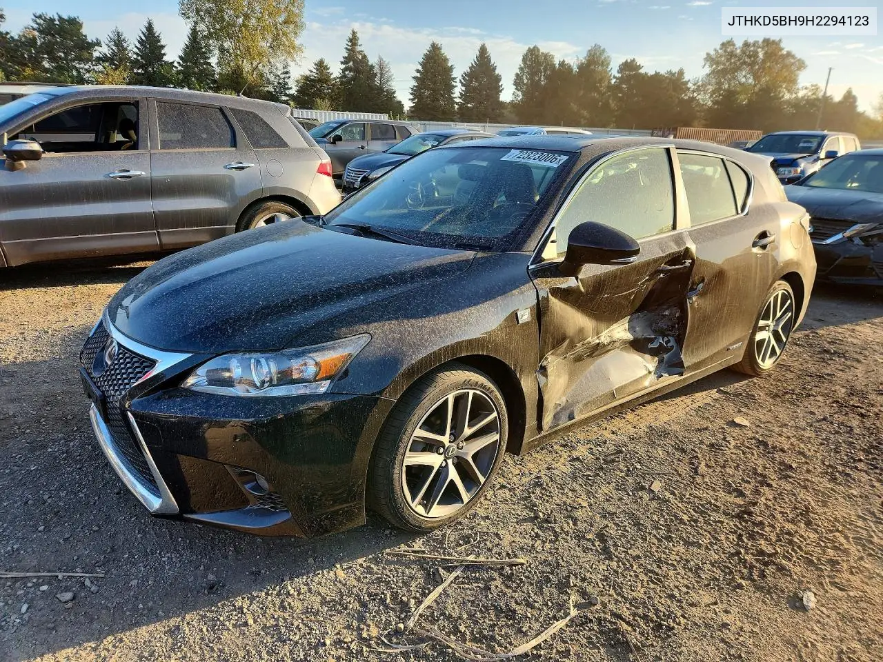 LEXUS CT 2017, VIN JTHKD5BH9H2294123
