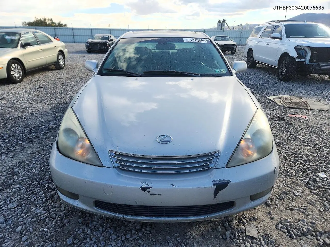 2002 LEXUS ES VIN JTHBF30G420076635 — фото 5