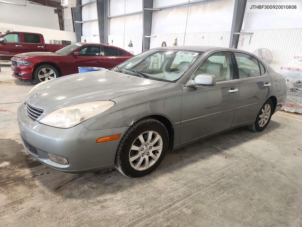 LEXUS ES 2002, VIN JTHBF30G920010808