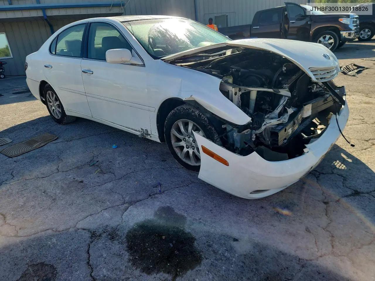 2003 LEXUS ES VIN JTHBF30G130118826 — фото 4