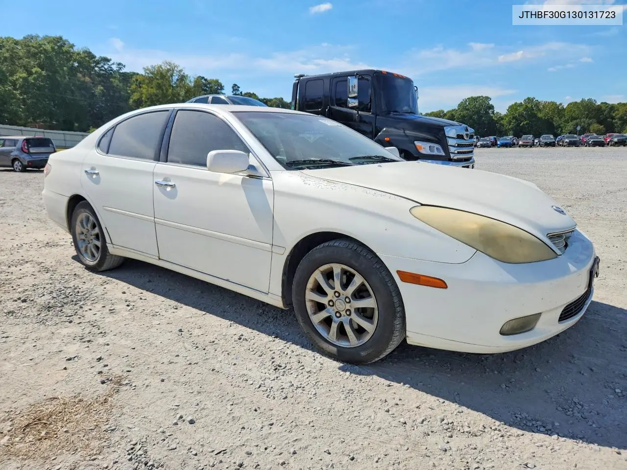 2003 LEXUS ES VIN JTHBF30G130131723 — фото 4