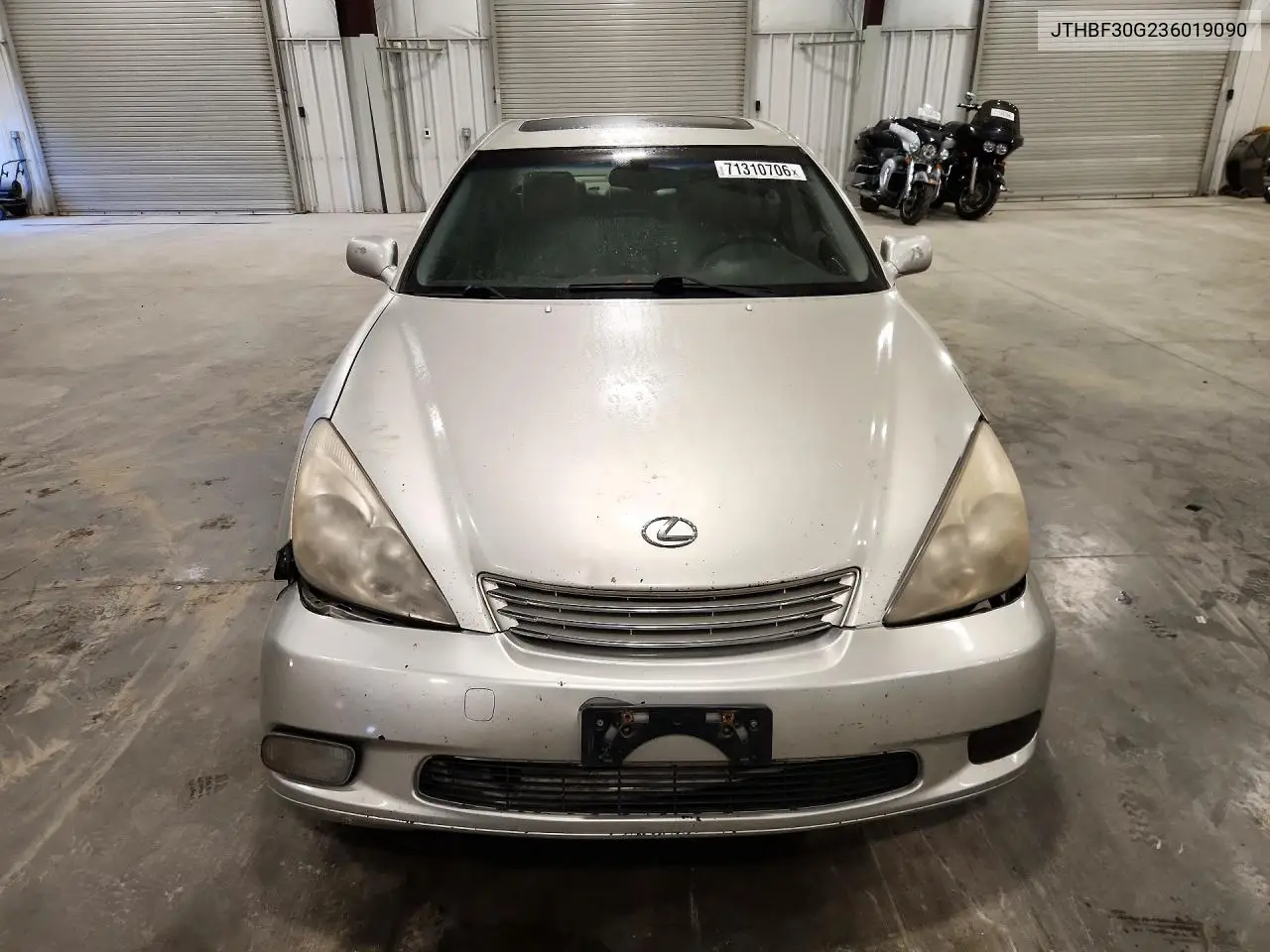 2003 LEXUS ES VIN JTHBF30G236019090 — фото 5