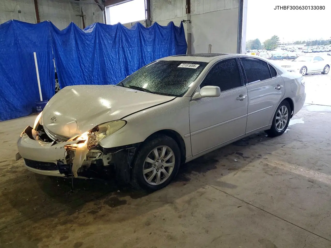 LEXUS ES 2003, VIN JTHBF30G630133080